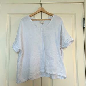 Cotton white Muslin Tee